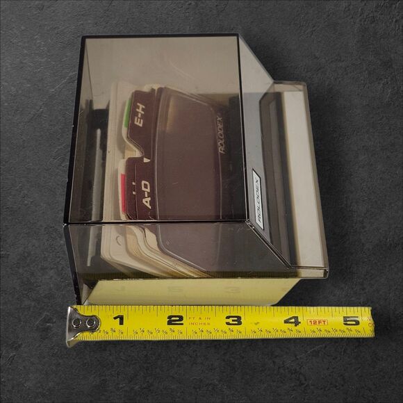 Vintage Rolodex Petite S-300C Covered Card File w/ A–Z Tabs & Blank Cards USA - Picture 16 of 16